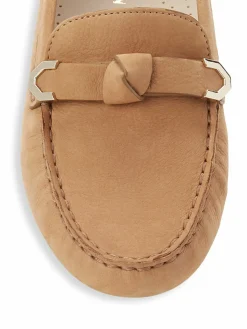 Cole Haan Evelyn Bow Leather Driving Loafers