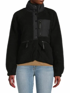Women Andrew Marc Faux Fur Anorak Jacket