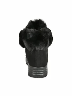 Ninety Union Faux Fur Trim High Top Sneakers