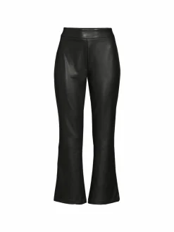 Women Nanette Lepore Faux Leather Flared Pants