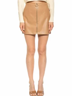 Women Alexia Admor Faux Leather Mini Skirt