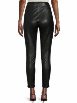 Women DKNY Faux Leather Pants
