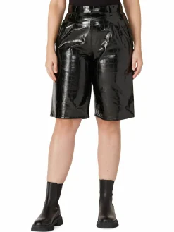 Women Maison Margiela Faux Leather Shorts