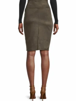 Women Renee C. Faux Suede Pencil Skirt