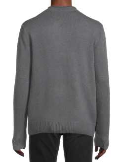 Onia Cashmere|Fisherman Wool & Cashmere Sweater Heather Mint