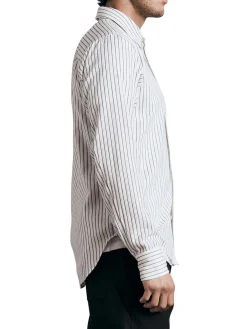 rag & bone Casual Button-Down Shirts|Fit 2 Striped Shirt White
