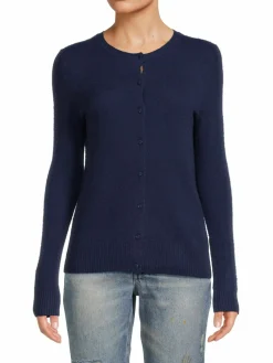 Women Saks Fifth Avenue Fitted Cashmere Cardigan