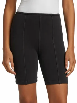 Women Alexander Wang Fitted Cotton Bike Shorts