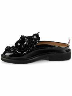 Thom Browne Floral Patent Leather Mules