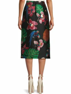 Women Valentino Floral Pencil Skirt