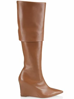Bettina Vermillon Freja Leather Tall Boots