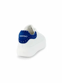 Valentino by Mario Valentino Fresia Studded Leather & Suede Platform Sneakers