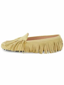 Tod's Fringe Suede Driving Loafers