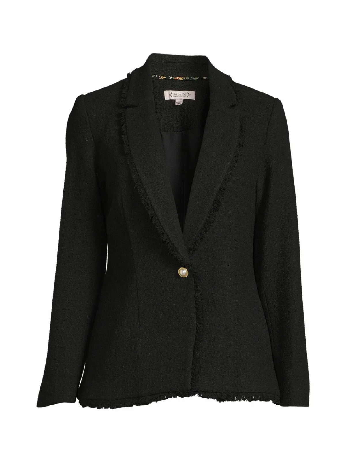 Women NANETTE nanette lepore Fringe Trim Blazer