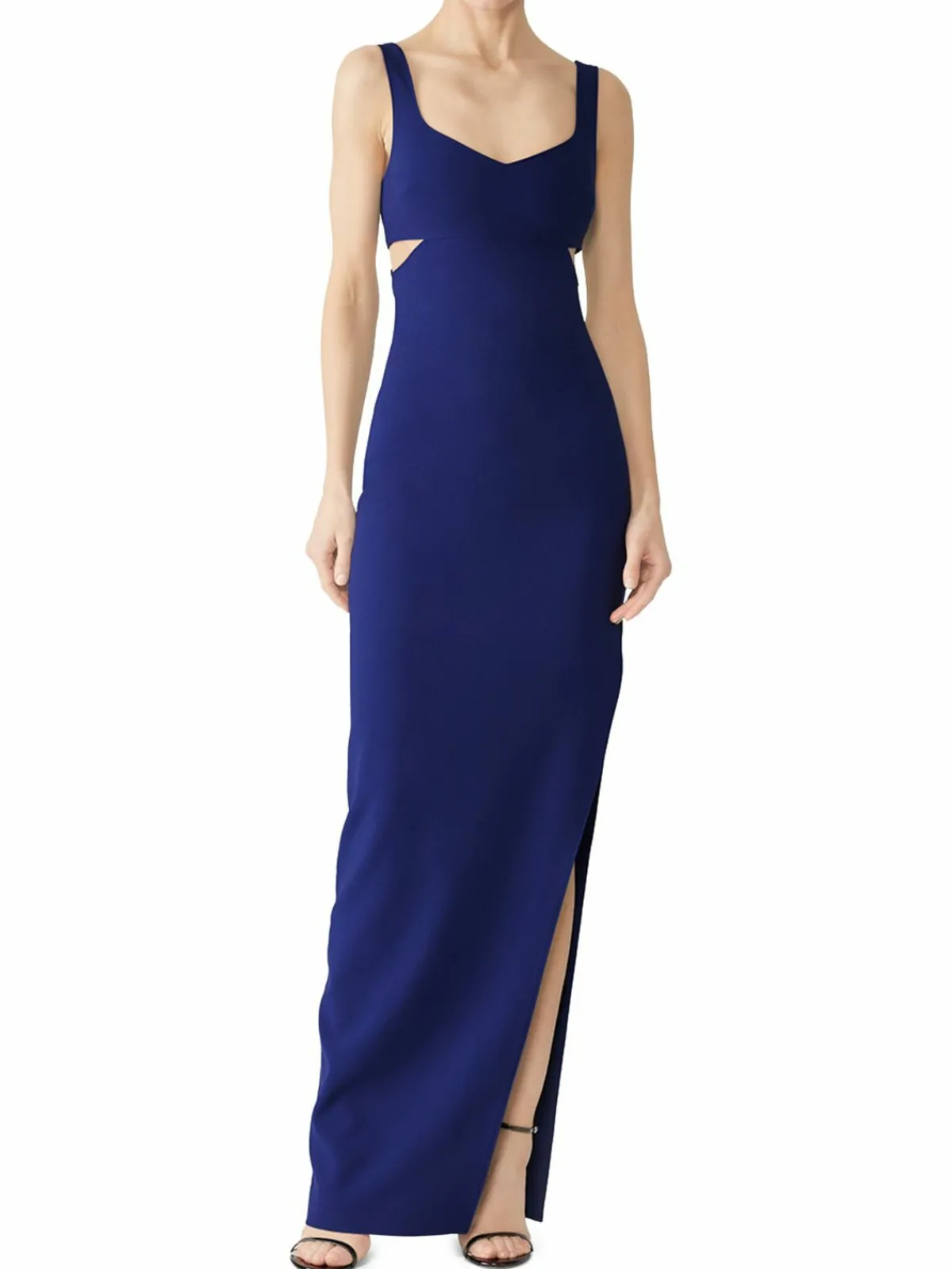 Women Likely Front Slit Cutout Gown
