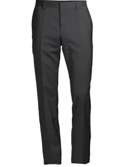 BOSS Pants|Genesis 4 Virgin Wool Dress Pants Dark Grey