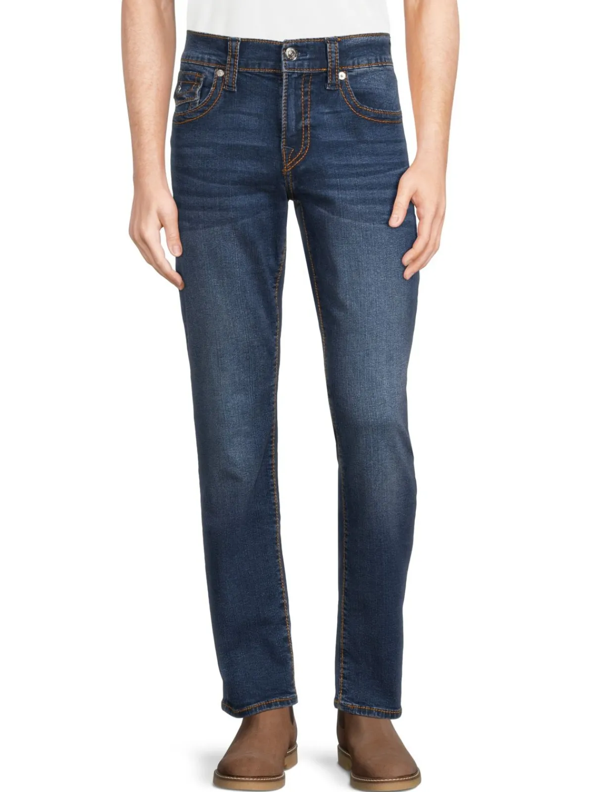 True Religion Jeans|Geno High Rise Slim Fit Jeans Dark Roper