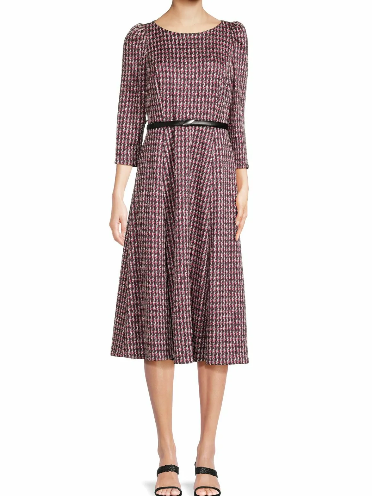 Women Calvin Klein Geometric Print Midi Dress