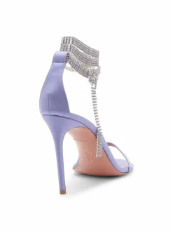 Amina Muaddi Giorgia Crystal-Embellished Satin Sandals