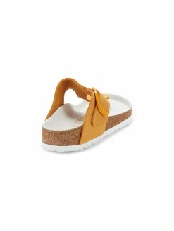 Birkenstock Gizeh Wide Fit T Strap Leather Sandals