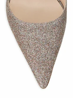 Stuart Weitzman Glitter D'Orsay Pumps