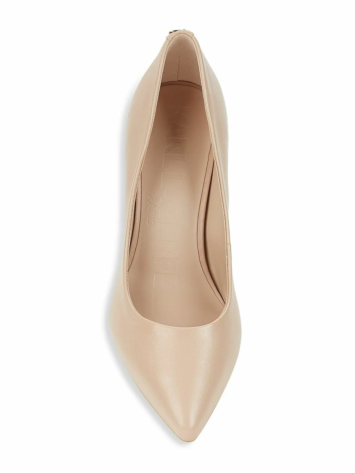 Karl Lagerfeld Paris Glora Point-Toe Leather Pumps