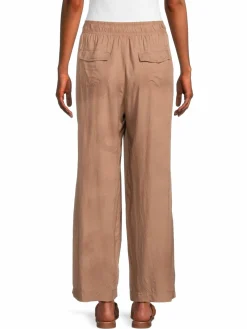 Women Splendid Golden Hour Linen Blend Wide Leg Pants