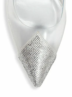 Chic by Lady Couture Good Times Embellished Transparent Pumps