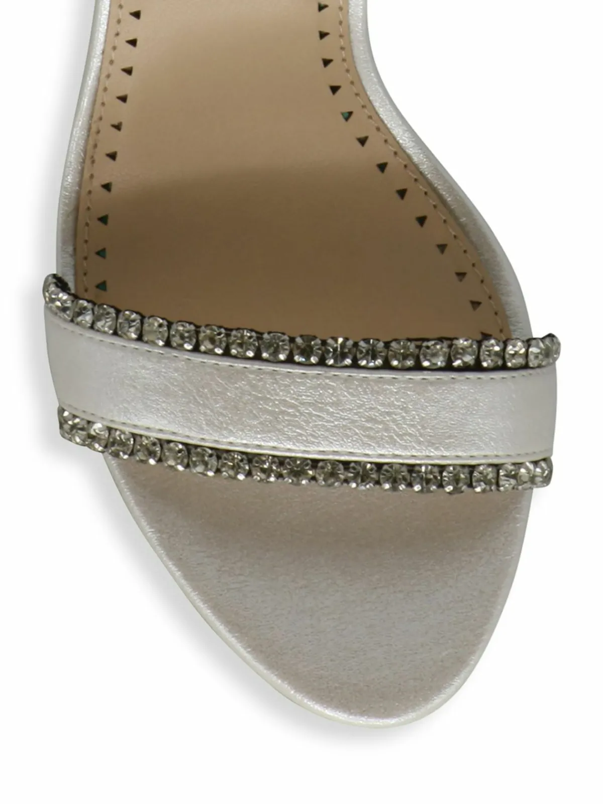 Adrienne Vittadini Gracy Rhinestone Heel Sandals