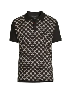 Eleven Paris Polos|Graphic Polo Black