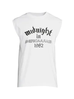 MIDNIGHT STUDIOS Tees|Graphic Tank Top White