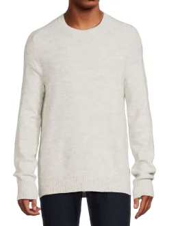 Calvin Klein Sweaters|Hallmark Heathered Sweater Egret Heather