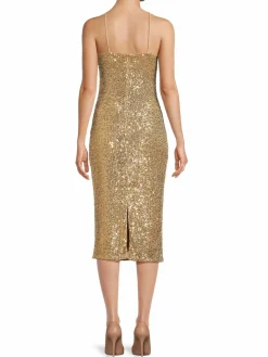 Women RACHEL Rachel Roy Halterneck Sequin Midi Dress