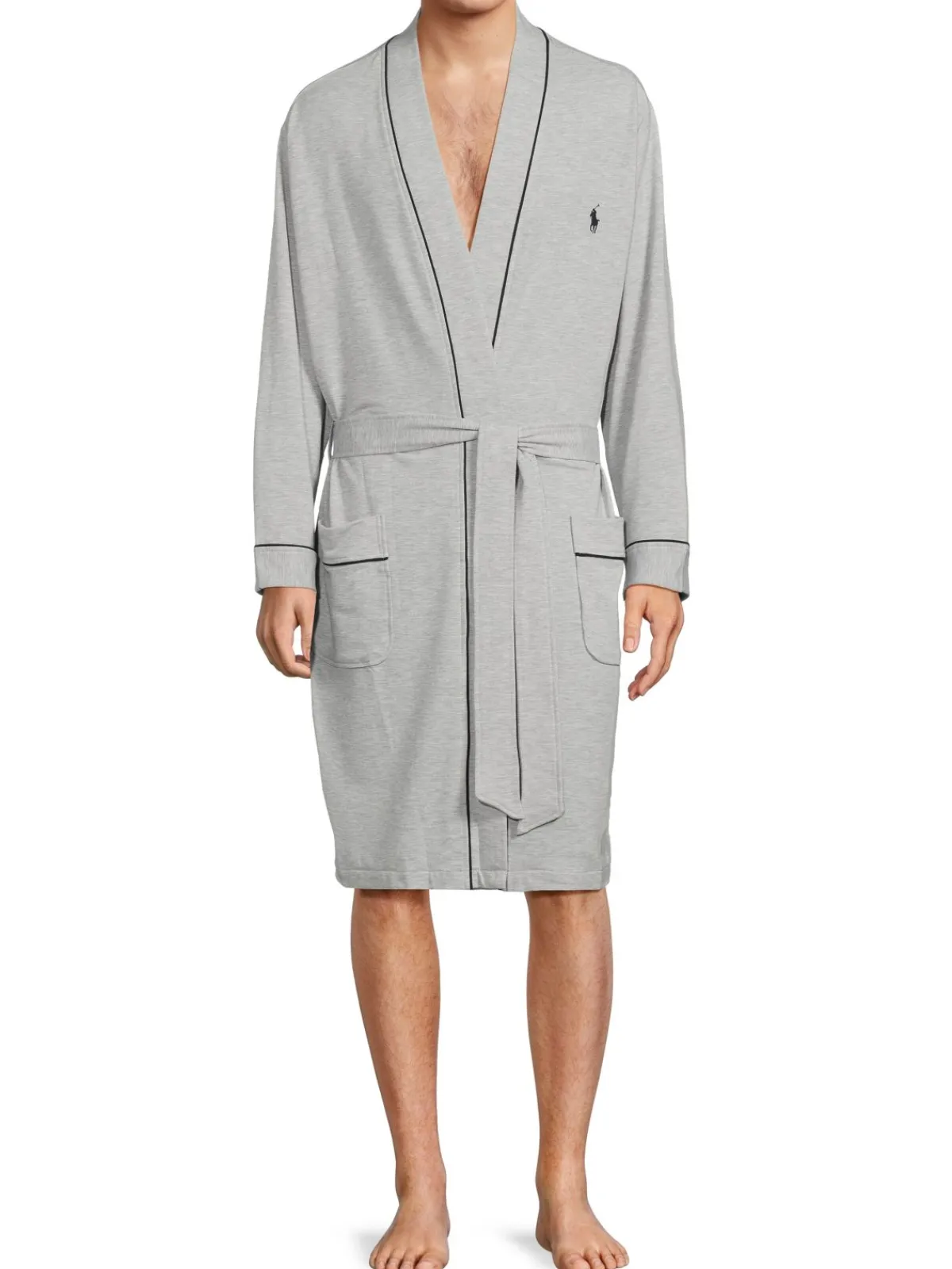 Polo Ralph Lauren Loungewear, Sleepwear & Robes|Heathered Terry Bath Robe Grey
