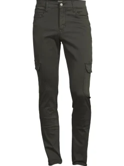Hudson Jeans|High Rise Ace Slim Fit Cargo Jeans Emerald Grey