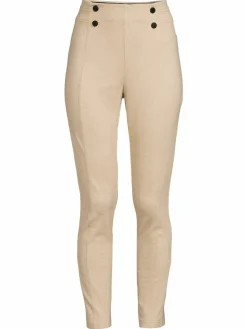 Women Calvin Klein High Rise Button Waist Leggings