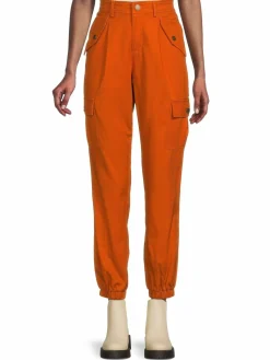 Women Karl Lagerfeld Paris High Rise Cargo Joggers