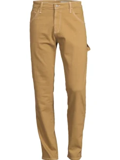 AG Jeans Jeans|High Rise Contrast Seam Relaxed Fit Jeans Tan