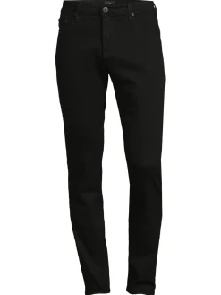 AG Jeans Jeans|High Rise Slim Straight Jeans Black