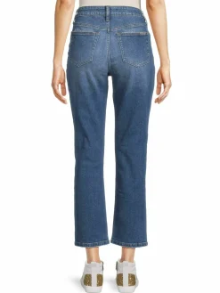 Women Joe's Jeans High Rise Straight Distressed Ankle Jeans