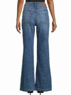 Women Karl Lagerfeld Paris High Rise Wide Leg Jeans