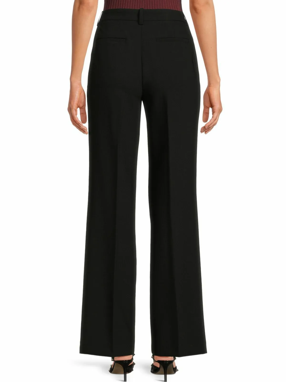 Women Karl Lagerfeld Paris High Rise Wide Leg Trousers