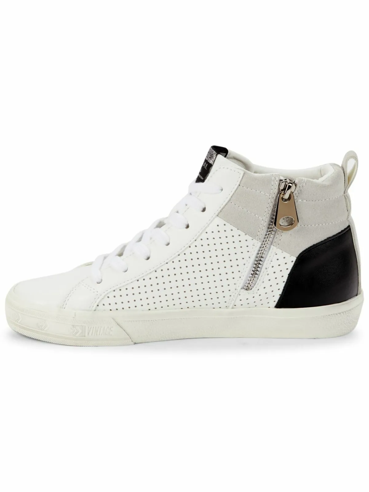 Vintage Havana High Top Glitter Leather Sneakers