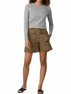 Women Tibi High Waist Cargo Shorts