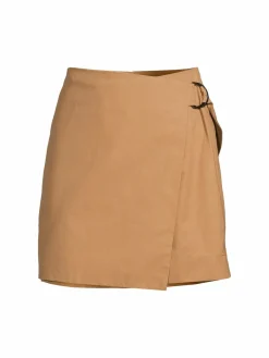 Women CK Jeans High Waist Wrap Skirt