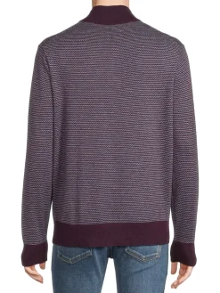 Bonobos Cashmere|Highneck Cashmere Blend Sweater Burgundy
