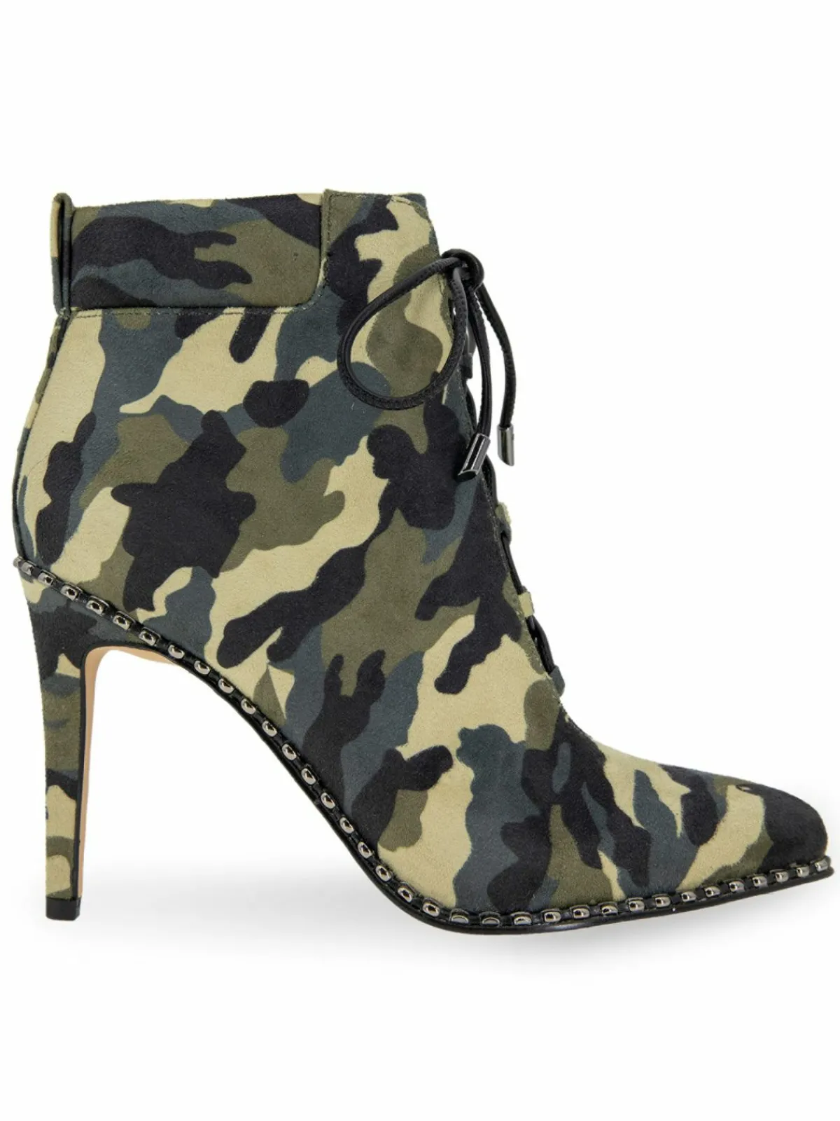 BCBGeneration Hinna Camouflage Stiletto Booties