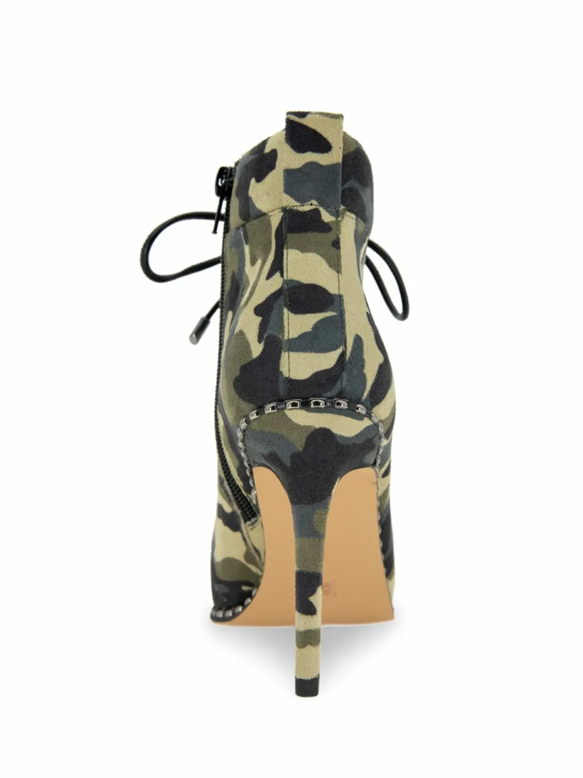 BCBGeneration Hinna Camouflage Stiletto Booties