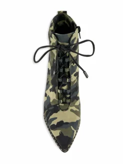 BCBGeneration Hinna Camouflage Stiletto Booties