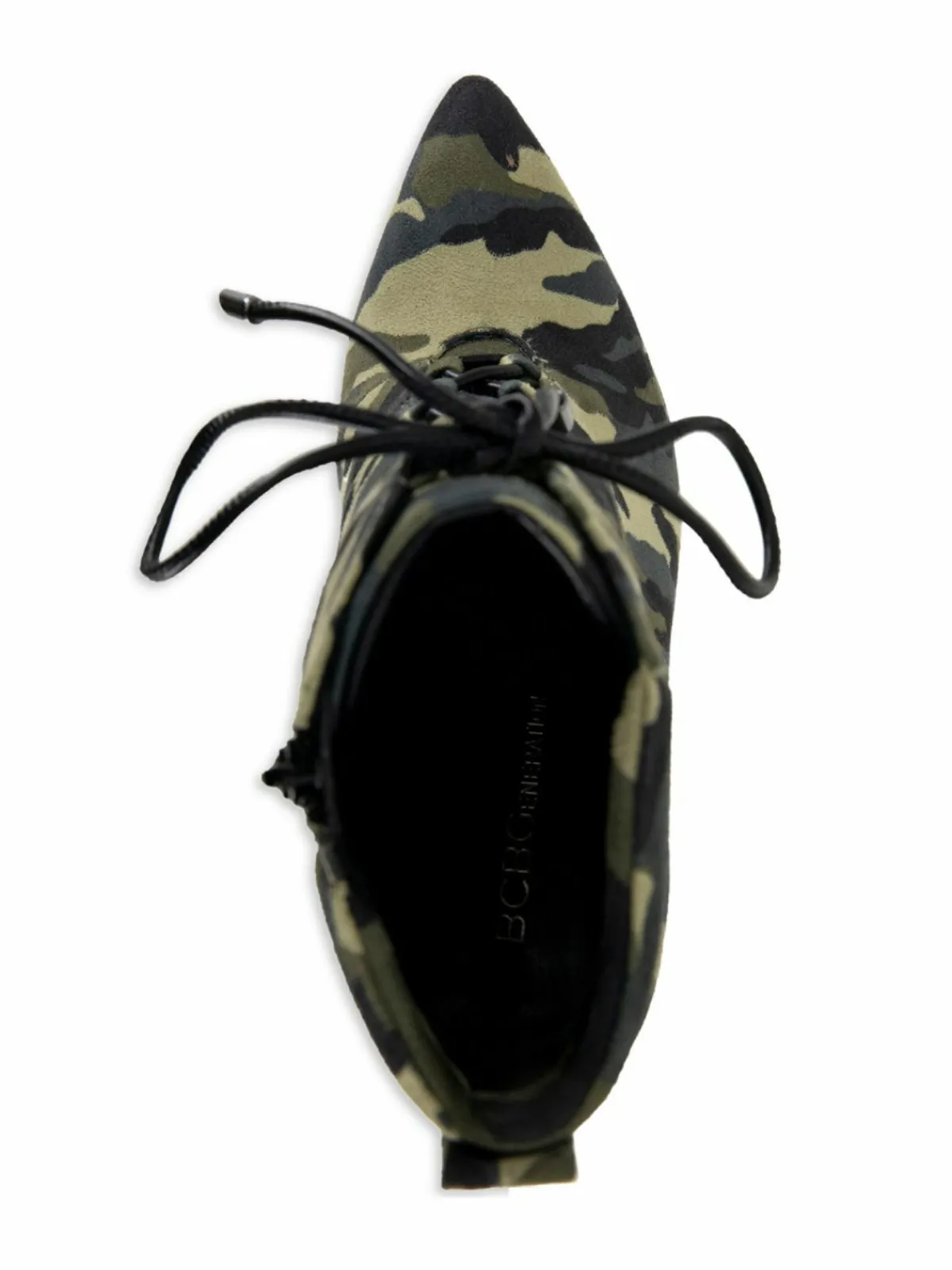 BCBGeneration Hinna Camouflage Stiletto Booties